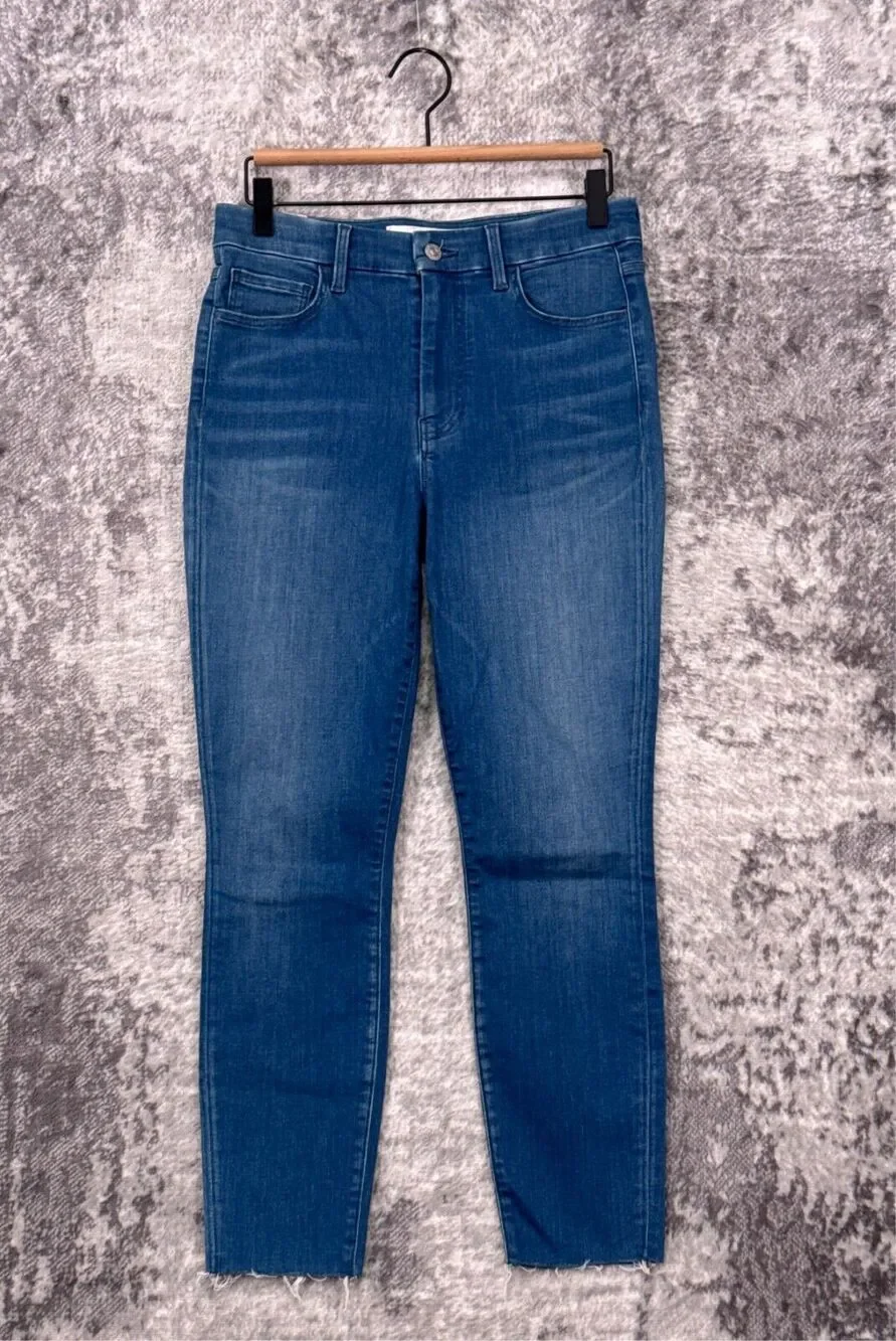 Frank & Eileen Jeans 27 Womens Ankle Slim Raw Hem Denim